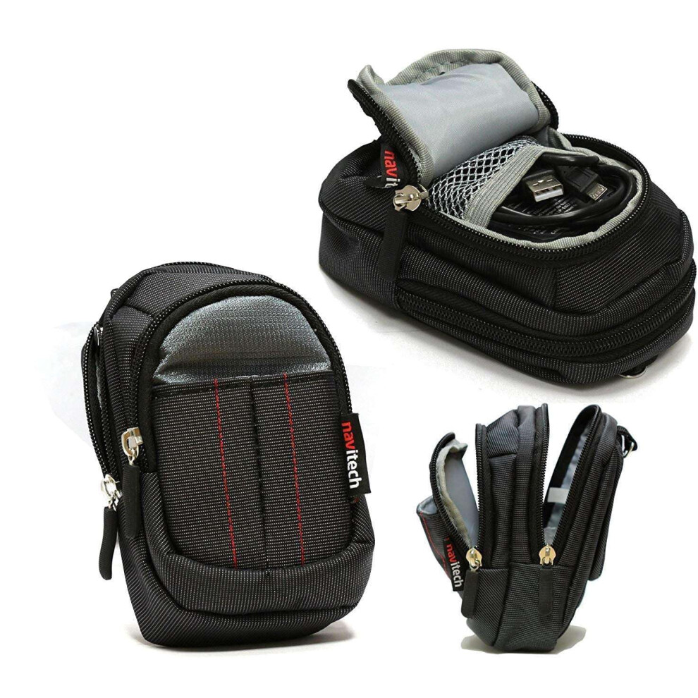 Navitech Compact Camera Case Compatible With Sony Rx100 Vii Prem Black 5063295279570