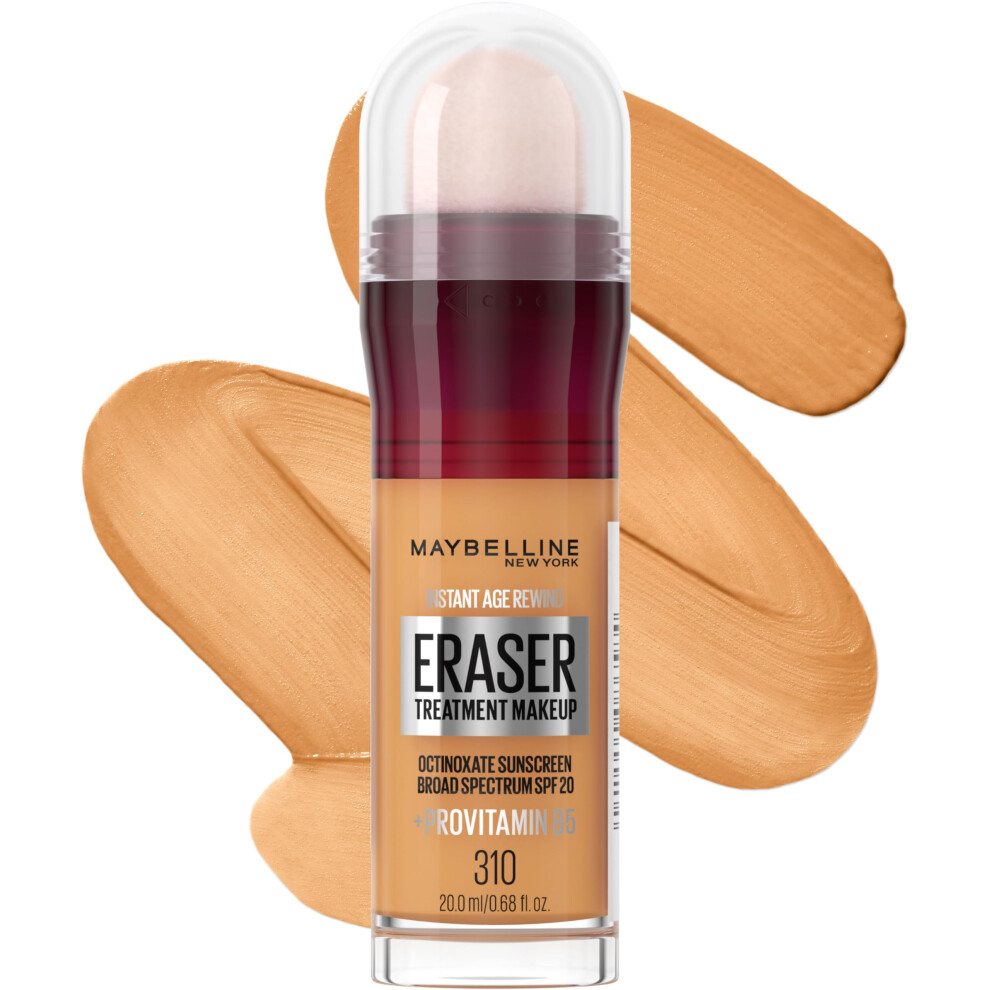 Maybelline Instant Age Rewind Eraser Foundation with SPF 20 and Moisturizing ProVitamin B5  310  1 Count