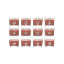 Yankee Candle Mini Votive Kaars, Geur van Herfstkrans, Natuurlijke Soy Wax, 1.3 OZ Glas (1-pack)