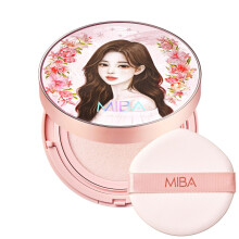 MIBA Ion Calcium Foundation Double Cushion Glow 25 g / 0,88 oz Big Cushion SEASON 3. Dlouhotrvajc kryc efekt. Zre vlhkosti. leva napnut pokoky