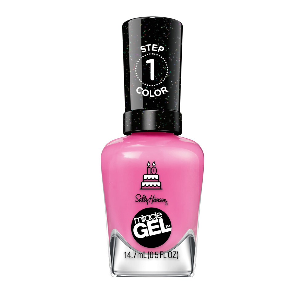 Sally Hansen Miracle Gel Nail Polish - One Gel of a Party Collection  Party of Hue - 0.5 fl oz.