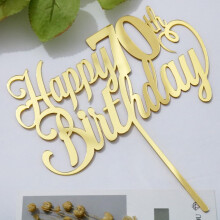 Sodasos joyeux 70e anniversaire gateau topper noir 70e anniversaire decorations de gateau de fete bonjour 70e annees joyeuses 70e annees annivers