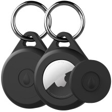 LOVYONES Airtag-Schlsselanhnger-Halterung fr Apple Airtag, 2 Stck, IPX8 wasserdicht, vollstndig stofest, kratzfest, Airtag-Halterung fr Schls