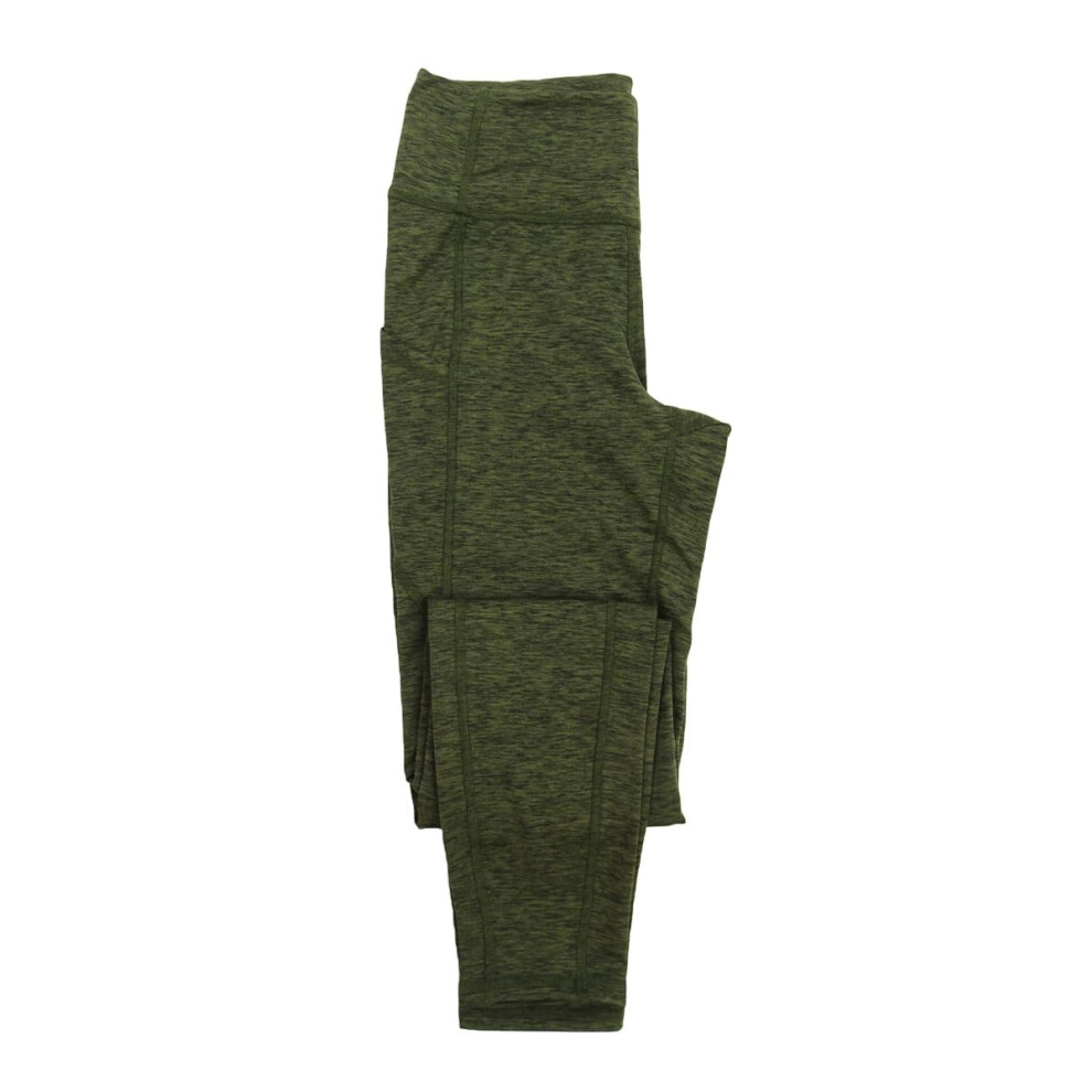 Lauren Ralph Lauren Women's Fleece Legging (S  Green Loden)