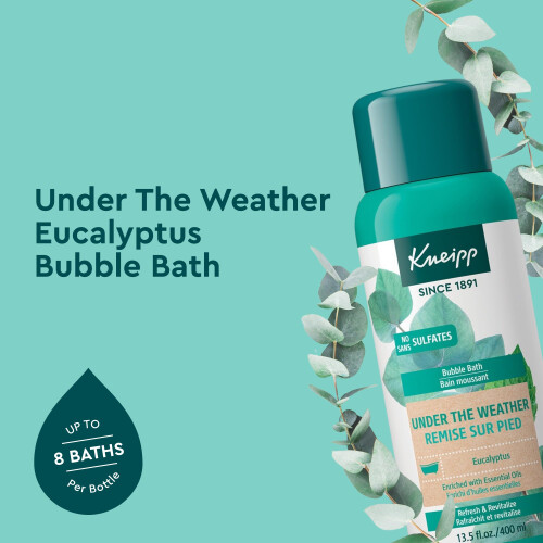 Kneipp Eucalyptus Αρωματικό Μπάνιο - Καλό για Αναπνευστική Υγεία - Vegan - Χωρίς Θειικά - 13.5 fl oz 1