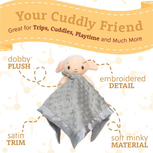 KIDS PREFERRED Harry Potter 30 εκ. Dobby Μωρού Λούτρινο Μάλλινο Κουβερτάκι Ασφαλείας 1