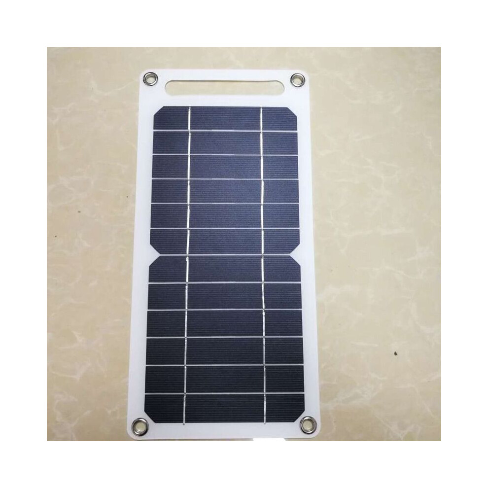 (Dark Grey) Foldable Outdoor Camping Portable Solar Charger Power Bank Battery Mobile Phone Charging Solar Panel