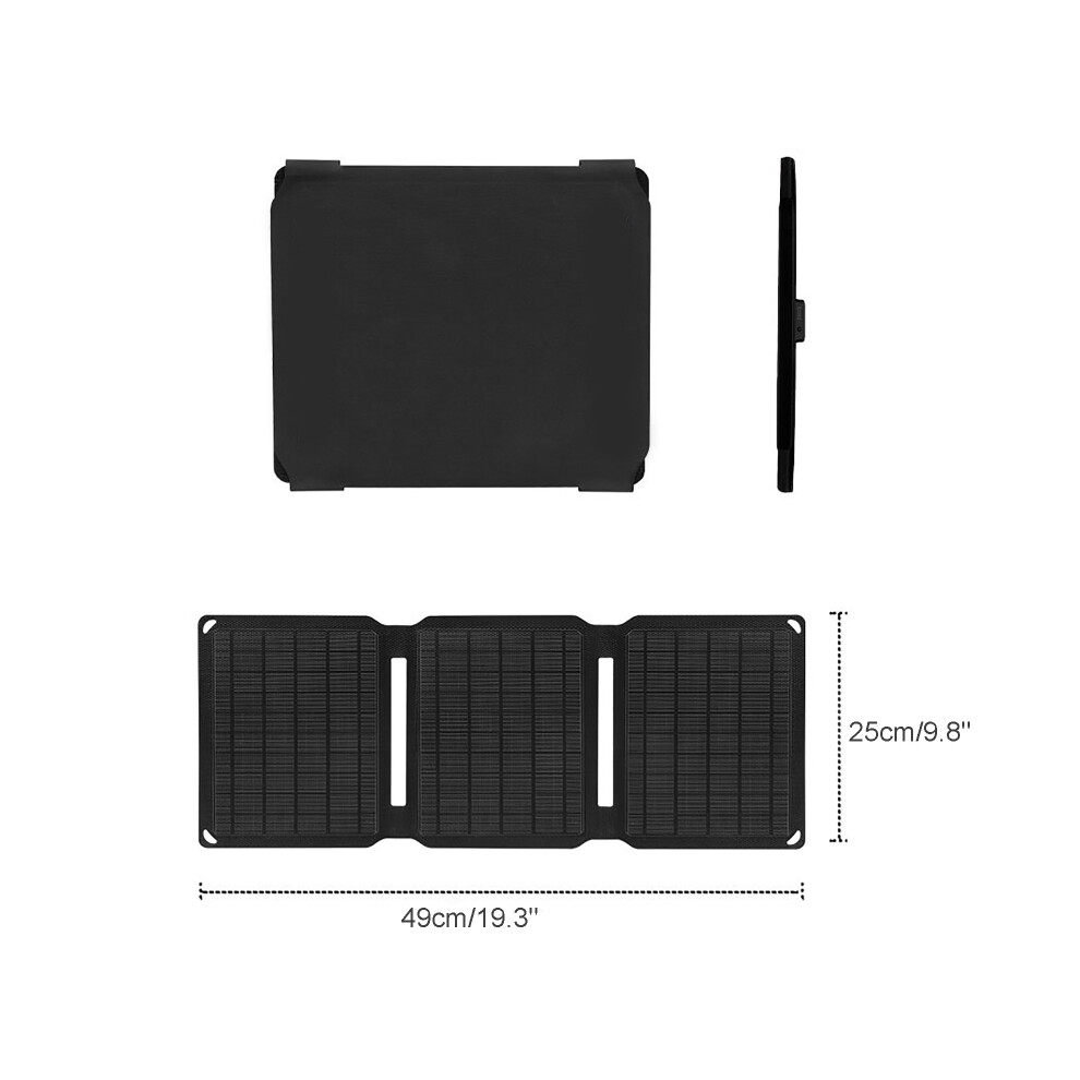 (15W) ETFE Foldable Solar Panel 9V 30W For Iphone Phone Power Bank Solar USB Portable Solar Charger Camping Outdoor Hiking Waterproof