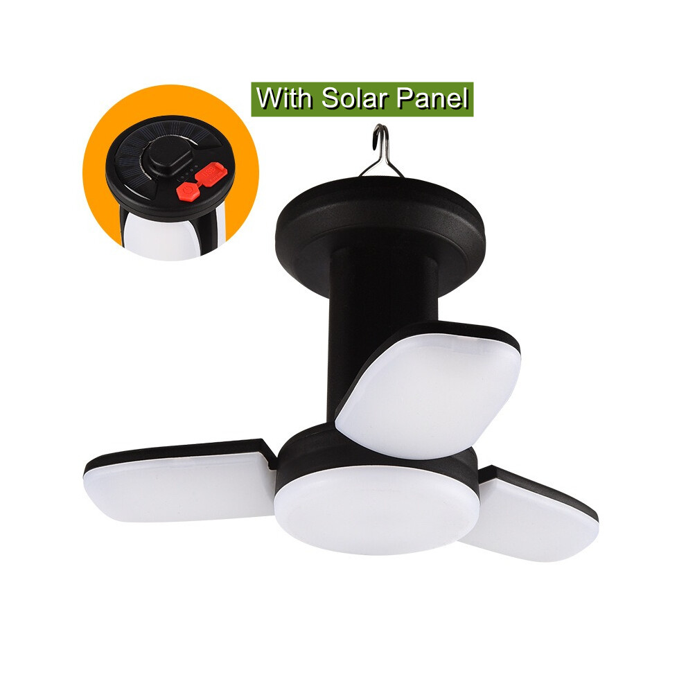 Maxpower (A-USB and Solar) Outdoor Lighting LED Leaf Camping Lamp Hung Emergency Solar USB Rechargeable Tent Camping Lights Fishing Travel Lanterns