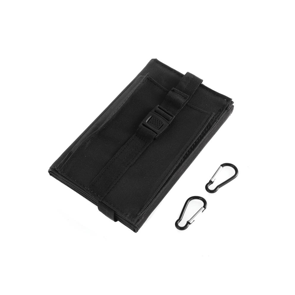 (black) 20W Foldable Solar Panel Charger Waterproof Solar Plate 5V USB Safe Charge Cell Solar Phone Charger for Outdoor Camping