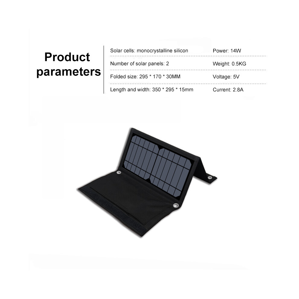 Maxpower (14W 5V) 12W 14W 21W 28W 42W 63W 5V 18.5V Foldable Solar Panel Usb Portable Battery Charger For Outdoor Camping Waterproof
