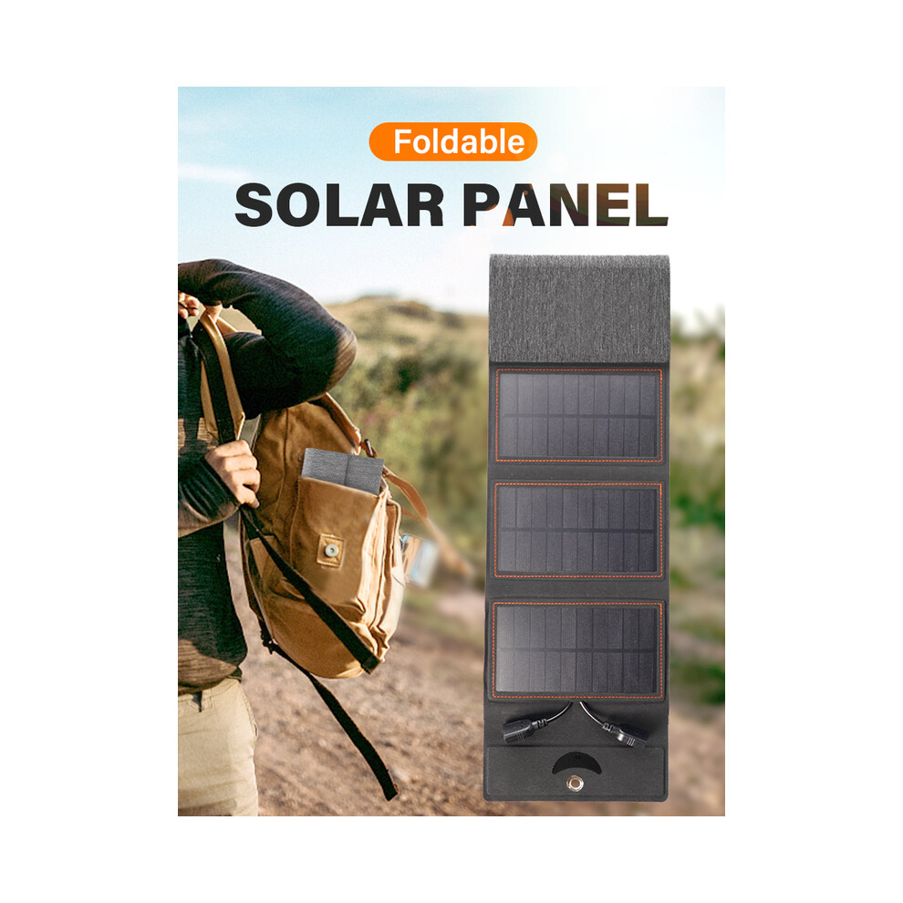 Maxpower (Beige Fabric) Flexible Solar Panel 5V 2Usb Portable Waterproof Plate For Cell Phone Power Bank 15W Battery Charger Outdoor Tourism Fishing