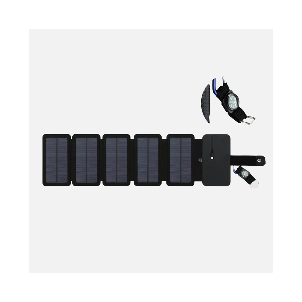 Maxpower (B) Outdoor Multifunctional Portable Solar Charging Panel Foldable 5V 1A Usb Output Device Camping Tool High Power Output