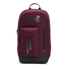 Zaino Under Armour unisex Halftime, (601) Rosso Maroon/Nero/Nero Metallico, Taglia Unica