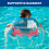 Νέα Καρέκλα Πισίνας Aqua Paradise Elevate - Float πουλιού του παραδείσου με Θέση Ποτού 5