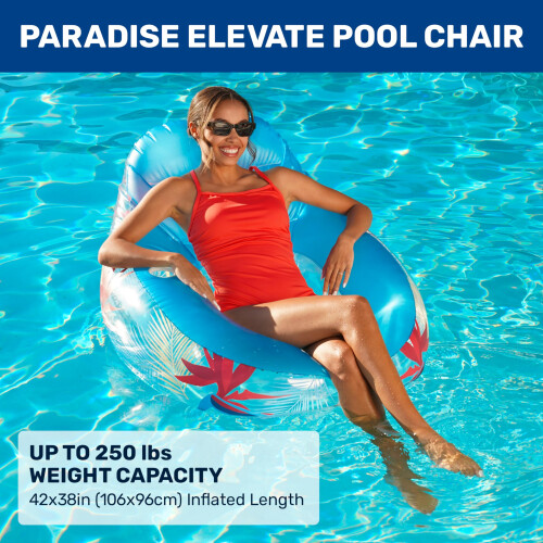 Νέα Καρέκλα Πισίνας Aqua Paradise Elevate - Float πουλιού του παραδείσου με Θέση Ποτού 1