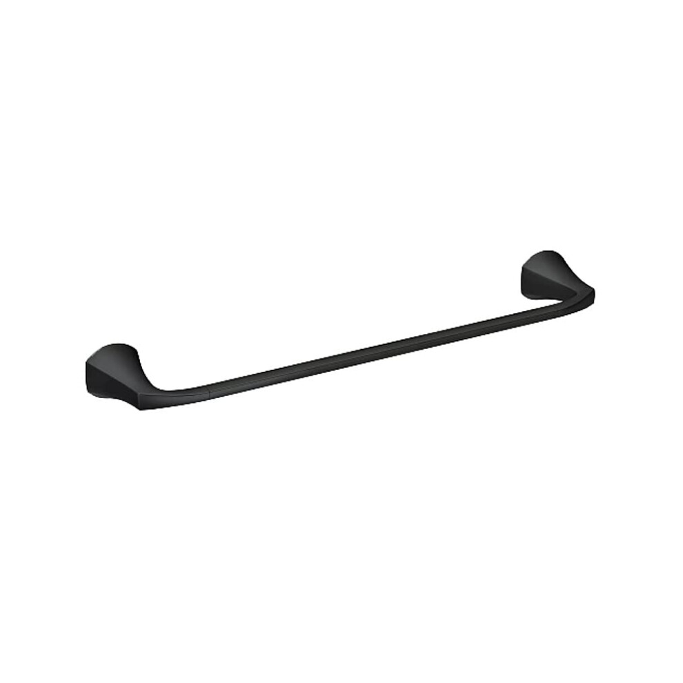 Barre porte-serviettes Moen MY8718BL Lindor Matte Black 18"" Noir mat