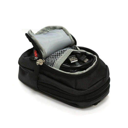 Custodia per fotocamera compatta nera Navitech compatibile con Olympus PEN E-P7 Ca 1