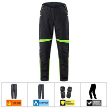 (Green Black Pants, L) Motorcycle Men's Jacket Waterproof Moto Protection Motocross Jacket With Linner Motobiker Racing Suit Riding Racing