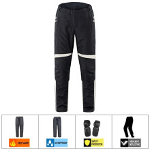 (Grey Black Pants, XXXL) Motorcycle Men's Jacket Waterproof Moto Protection Motocross Jacket With Linner Motobiker Racing Suit Riding Racing