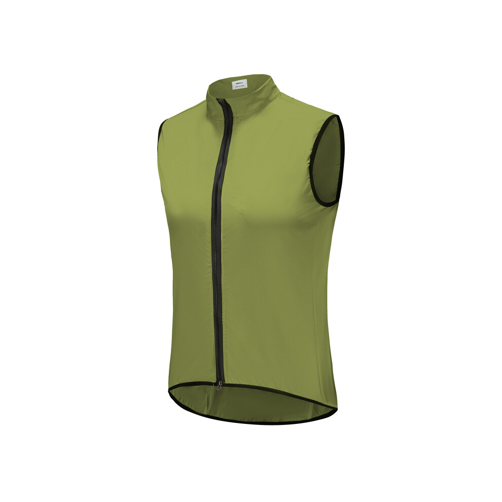 Maxpower (P212025-Green, Asia-L) Men Windproof Waterproof Spring Summer Cycling Sleeveless Jacket Bicycle Clothing Bike Mtb Vest Jersey