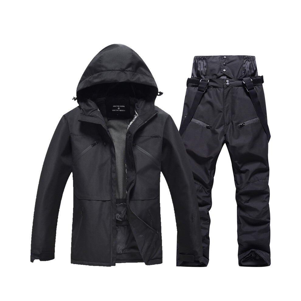 (Picture Jacket Pant, XL) Waterproof Snow Suit for Men and Women, Windproof Costumes, Snowboarding Clothing, Ski Sets, Winter Jackets and Pants, -30 Warm