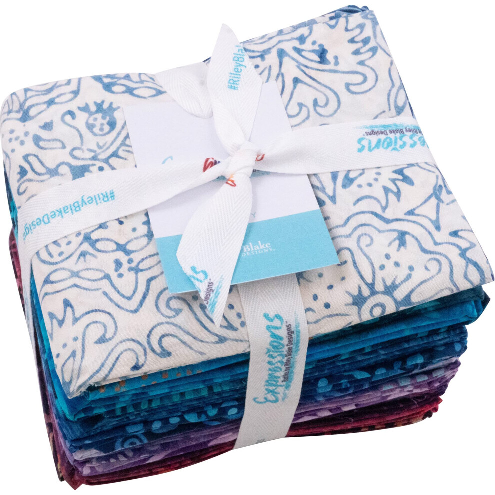 Batiks Expressions Majesty 21 Fat Quarters Riley Blake Designs FQ-MAJS-image