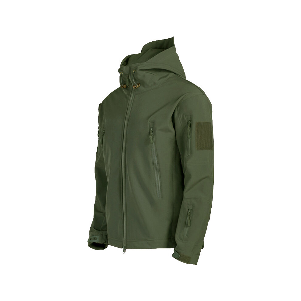 Maxpower (Image Color, S) Military Outdoor Jackets Men Shark Skin Soft Shell Tactical Waterproof Windbreaker Army Combat Jacket Mens Hooded Bomber Coats