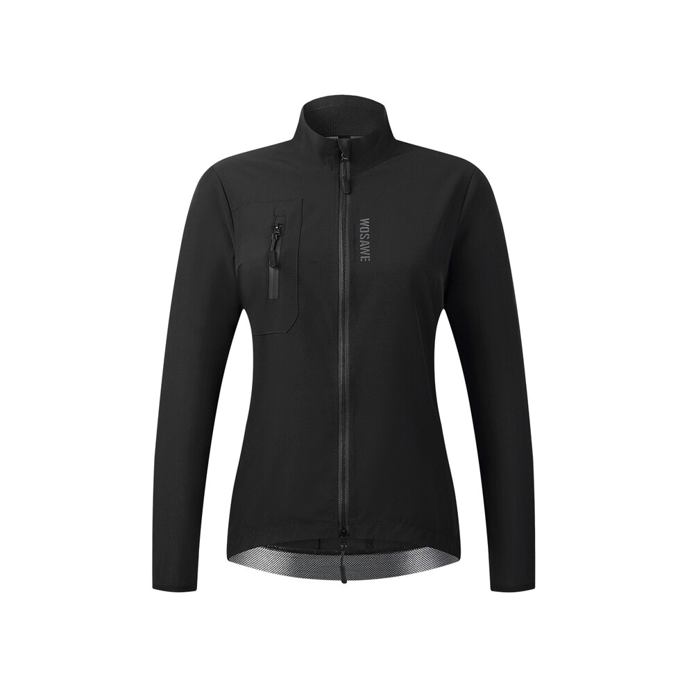 (Black jacket, EU L (ASIA XL)) Ultra-Light Rainproof Windbreaker Breathable Waterproof Windproof Protective Coat For Outdoor Cycling Jackets Women Vest