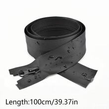 (100cm) Long Nylon Zippers 50 55 60 65 70 75 80 85 90 95 100 120 150 Cm Coil Zipper Outdoor Waterproof Open-end Garment Jacket Zipper