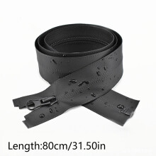 (80cm) Long Nylon Zippers 50 55 60 65 70 75 80 85 90 95 100 120 150 Cm Coil Zipper Outdoor Waterproof Open-end Garment Jacket Zipper