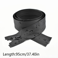 (95cm) Long Nylon Zippers 50 55 60 65 70 75 80 85 90 95 100 120 150 Cm Coil Zipper Outdoor Waterproof Open-end Garment Jacket Zipper