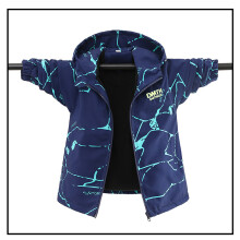 (One sided green, 5T) Autumn Children's Clothes Double-sided Wear Jacket Fleece Coat Boy Waterproof Windproof Children Outerwear Sport Jacket For Boys