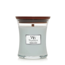 WoodWick Magnolia Birch Holiday Candle Gaver til kvinder og m?nd 16 oz Ellipse lys med knitrende v?g