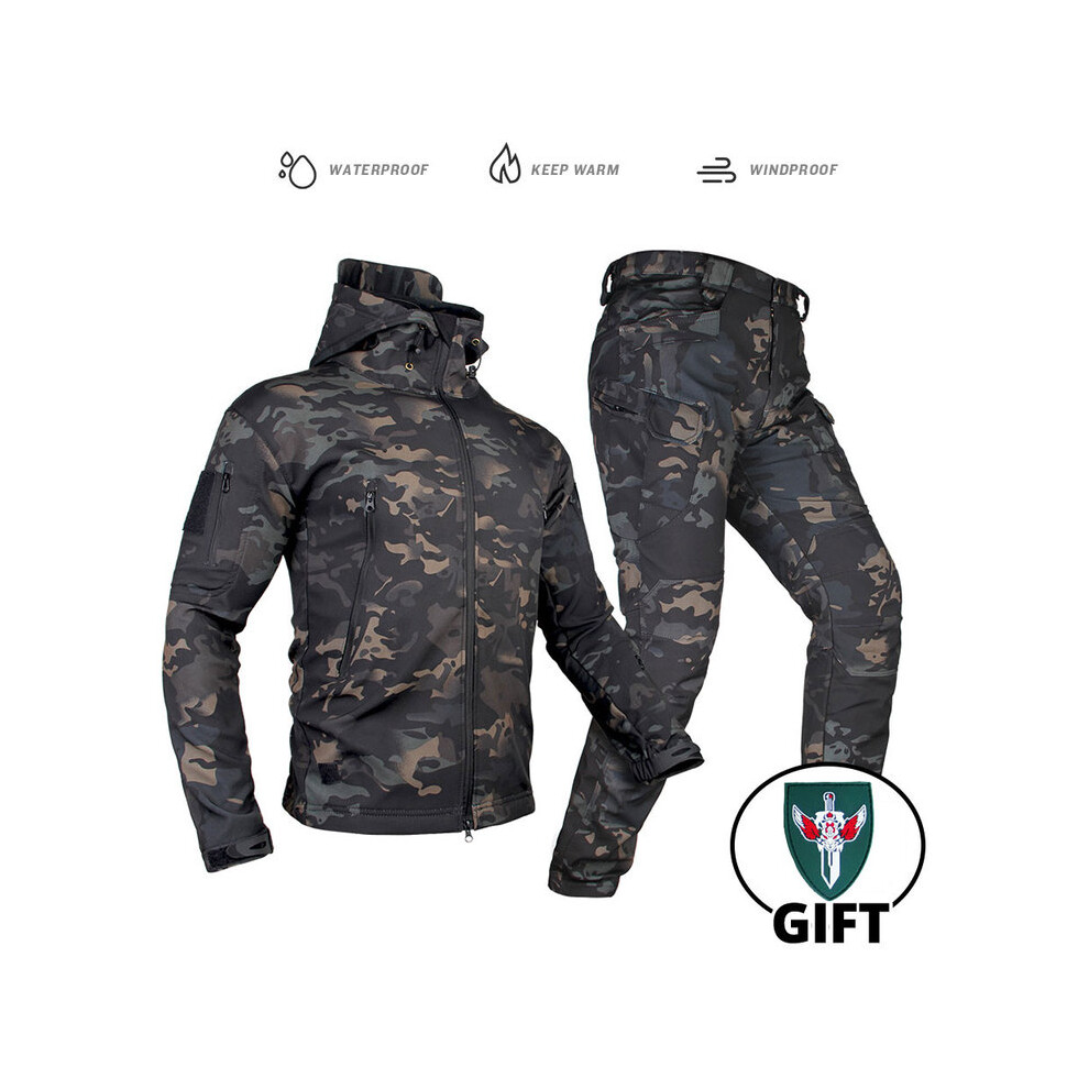 Maxpower (Ly Ay Suit, Xxl) Tactical Jacket Fleece Winter Men Hiking Jackets Windbreaker Waterproof Soft Shell Jacket Motorcycle Camping Fishing Clothings Not,Specified