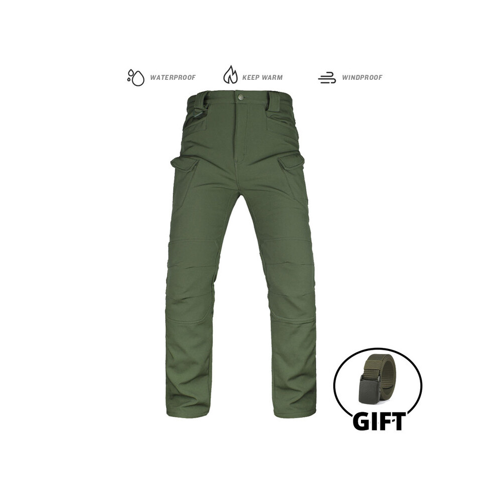 Maxpower (Ly Gn Pants, Xxxl) Tactical Jacket Fleece Winter Men Hiking Jackets Windbreaker Waterproof Soft Shell Jacket Motorcycle Camping Fishing Clothings
