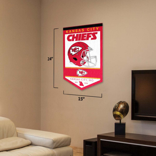 WinCraft Kansas City Chiefs Κληρονομιά Ιστορίας Πανό 2