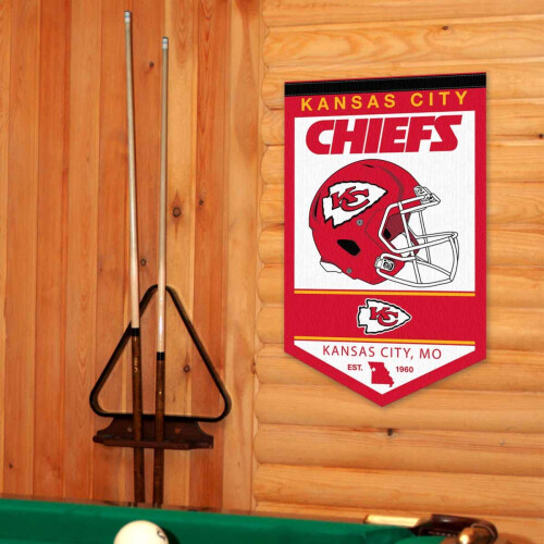 WinCraft Kansas City Chiefs Κληρονομιά Ιστορίας Πανό 1