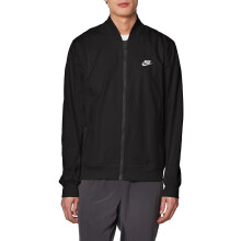 Veste Bomber Woven Unlined Nike Sportswear Sport Essentials pour Homme (L, Noir/Blanc)