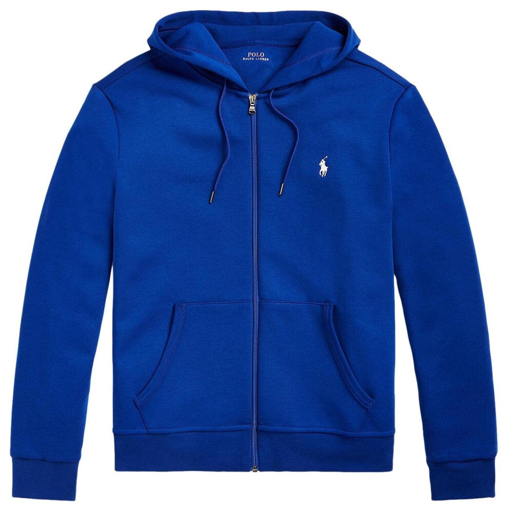 POLO RALPH LAUREN Double Knit Tech Fleece Hoodie - L - HeritageRoyal