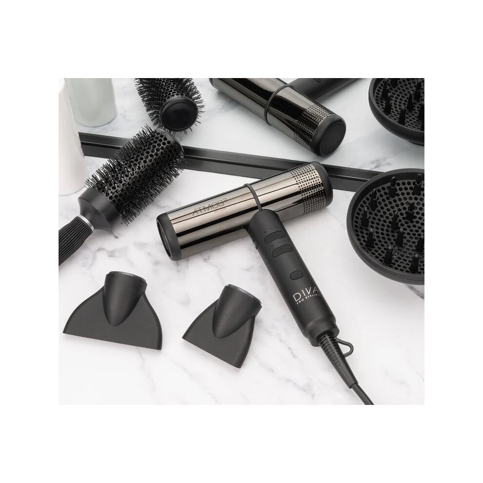Diva Atmos 2 Atom Dryer Magnetic Drying Nozzles Reduces Frizz