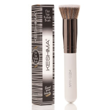 Foundation Brush Flat Top Kabuki af Keshima - Premium Foundation Brush til flydende makeup -creme og pulver - Buffing blanding og ansigtsb?rste (
