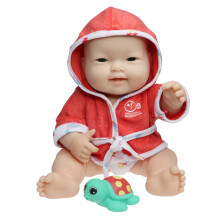 JC Toysin kylpyaikalahjasetti, jossa on ihastuttavia aasialaisia vauvoja, joita voi rakastaa. 14"" vinyylist   valmistetut pest  v  t nuket, joissa o