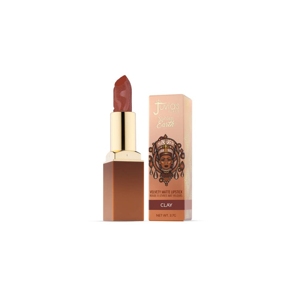 Juvia's Place Nubian Earth Matte Lipstick Nubian Sand - Hydrating Lipstick Long-Lasting Lipstick Richly Pigmented Lip Makeup Creamy Lipstick With Matt