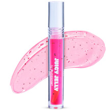 Blossom Juicy Jelly Hidratante Labial Sabor Fruta Óleo Nutritivo com Aplicador, 0.09 fl oz, Morango