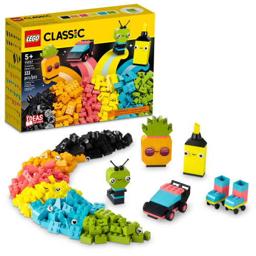 LEGO Lego Classic Creative Neon Colours Fun Brick Box