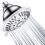 Helle BRIGHT SHOWERS High Pressure 5-Function Rain Shower Head  Luxury Bathr 1