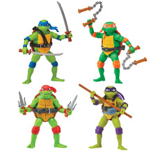 Teenage Mutant Ninja Turtles: Mutant Mayhem Βασική Σκηνή 4-Pack από Playmates Toys