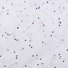 Papel de seda blanco brillante con lentejuelas para envolver regalos, 20 hojas
