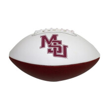 Logo Brands 177V-93FADB-MS Mississippi State FS Interlocking MS Autograph Debossed Football